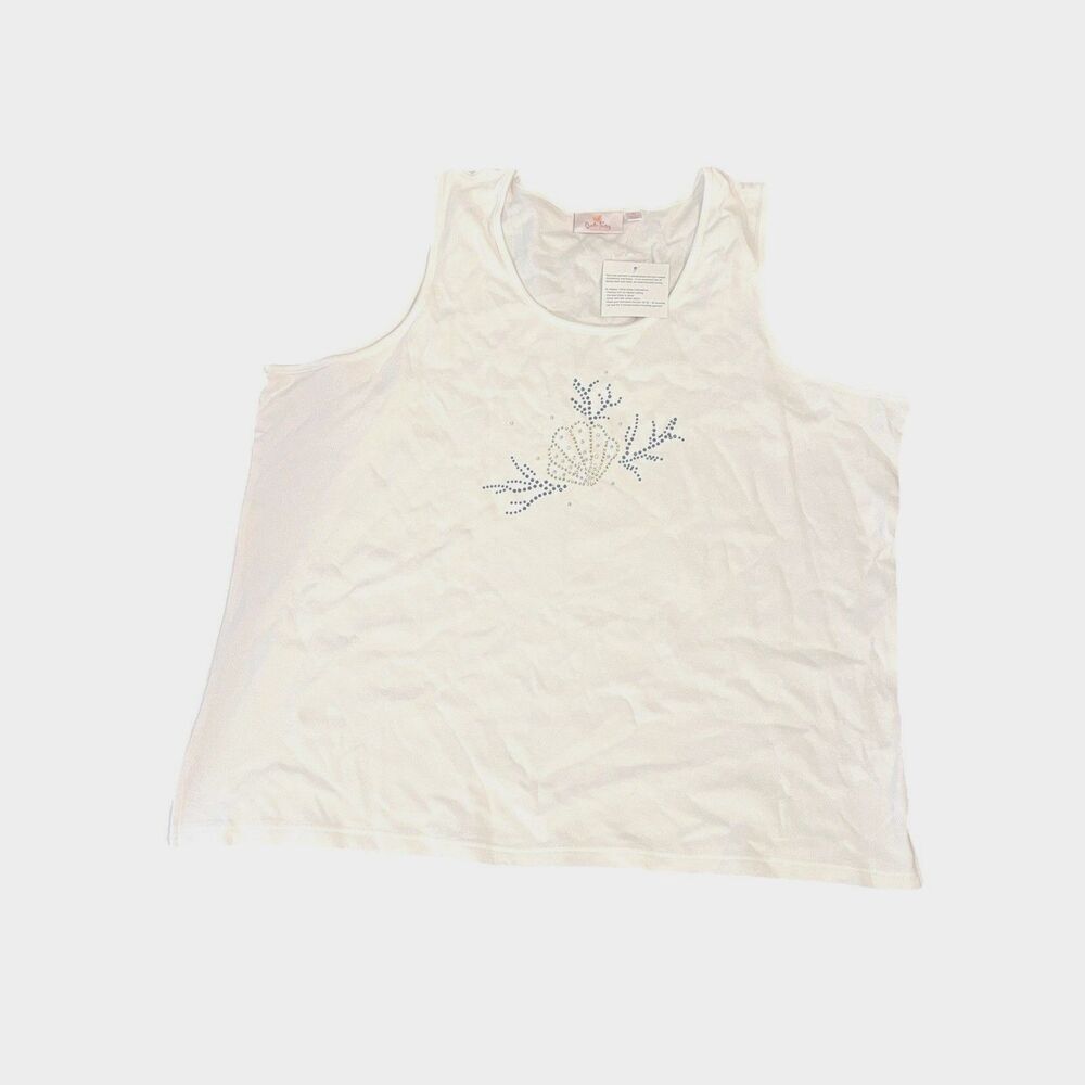 quacker‎ factory Women’s Tank Top 3X Sequin